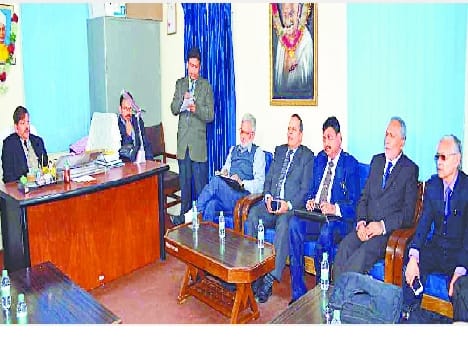 National Assessment and Accreditation Council survey team started